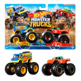 Monster Trucks De Hot Wheels Paquete Surtido Doble De 2 Cami