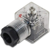 Conector Plug Elétrico Din 43650-a Para Solenoide Com Led