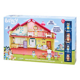 Bluey Casita De Juguete Play Set Incluye 4 Figuras