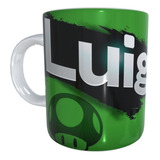 Tazas Luigi Mario Videojuegos Gamer Nintendo Taza Café Tarro