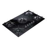 Cooktop 5 Bocas A Gás Bivolt Preto Cd075ae  Consul