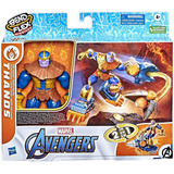 Marvel - Figura Thanos Set Misión - Bend And Flex