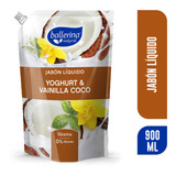 Jabón Líquido Ballerina Yoghurt Vanilla Coco 900ml Glicerina