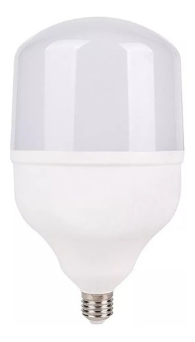 Bulbo Led E27 6000k Branco Frio Bivolt 50w Com Adaptador E40