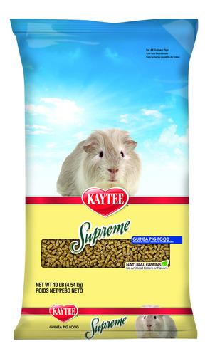 Alimento Premium Kaytee Supreme Cuyo Diet Pellets 4.53 Kg