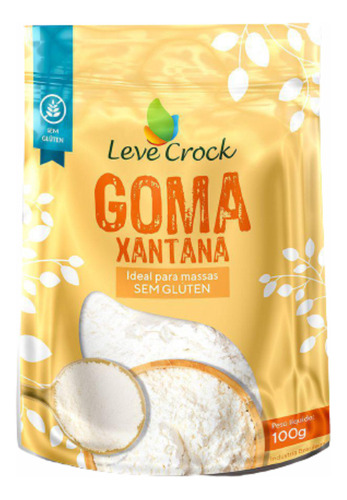 Kit 3x: Goma Xantana Sem Glúten Leve Crock 100g