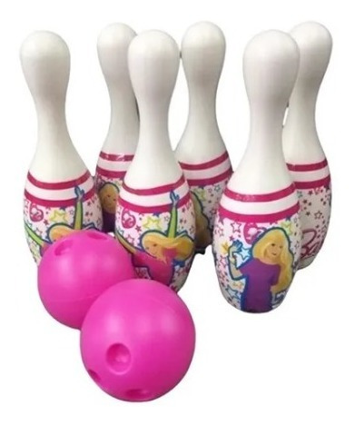 Juego De Bolos Bowling Barbie Hotwheels Juguete Nena Nene