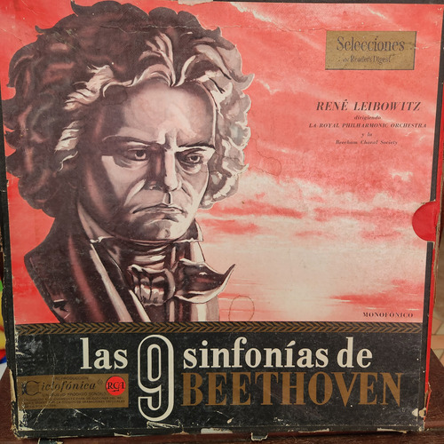 Colección Las 9 Sinfonias Beethoven Rene Leibowitz 7 Discos