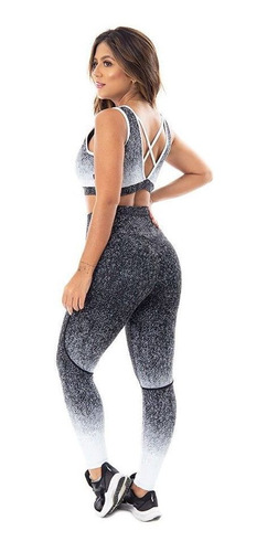 Conjunto Legging E Top Empina Bumbum Cintura Modeladoraorbis