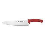 Cuchillo Chef 10 Pg Rojo Profesional