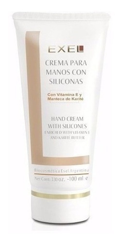 Crema Para Manos Karite Silicona Vitamina E Exel X 100gr