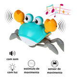 Sr Caranguejo Joy Brinquedo Interativo Sensor Música Luz Usb