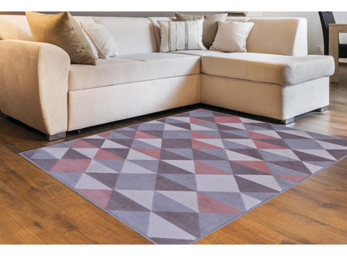 Tapete Carpete Sala Formas Geométricas 2,00x2,50 Luxuoso