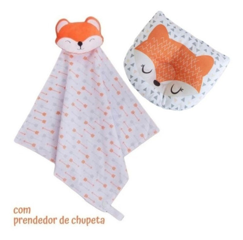 Paninho Naninha Para Bebê  + Travesseiro Modelador Soft