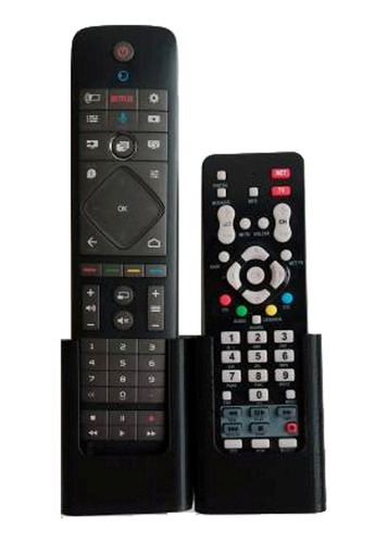 Suporte Duplo Controle Remoto Tv Arcond Ven.teto Parede/mesa