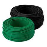 Pack De 2 Cables Calibre 10 100 Metros Voltmex Negro Y Verde