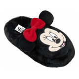 Pantufla Para Mujer Confort Minnie Mouse Negro Dami