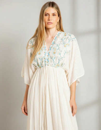 Vestido Hindú Largo Con Brillo Talle Grande | Envío gratis