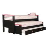 Cama Nido Bicama Lucia Con Carro-. Mdf Laqueado Cod. 311