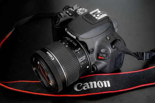 Câmera Canon Eos Rebel Sl2. Lente 18-55mm Stm Com Garantia