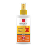 Protector Solar Uva Uvb Plus Spf 30 Spray Lidherma Emulsion