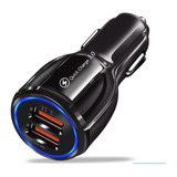 Cargador De Celular Auto Carga Rapida 3.1 Amp. 2 Doble Usb