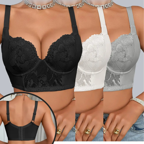 Paquete 3 Brasier Push Up Con Ensanchar La Correa Del Hombro | MercadoLibre