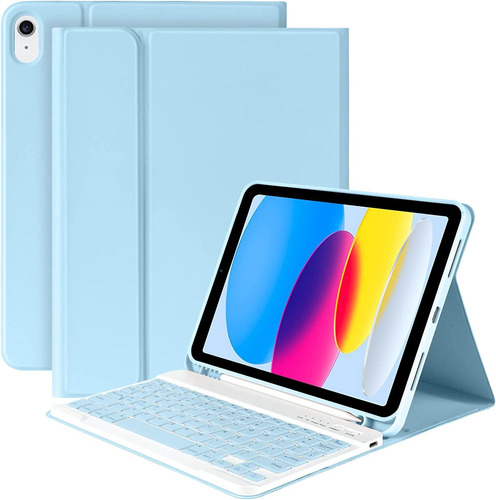Besky Keyboard Case, Compatible With iPad 10th Gen. 2022