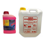 Liquido Refrigerante Bosch Concentrado Rojo + Agua Destilada