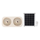 Ventilador De Escape Con Panel Solar, 20 W, Flujo De Aire De