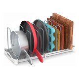 Gs02ss - Organizador Ajustable Para Tapas De Ollas, Moldes D