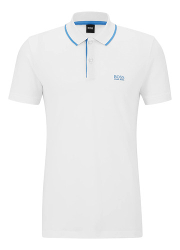 Playera Polo Hugo Boss White