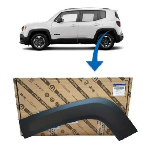 Moldura Vão De Roda Traseiro Esquerdo Jeep Renegade Genuina