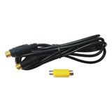 Cabo S-video X S-video + Adaptador Rca Femea X S-video Macho