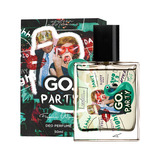 Perfume Go Party, Edp, Amadeirado Ambarado Levemente Doce, Ideal Para Noite, Balada, Go Man, 50ml