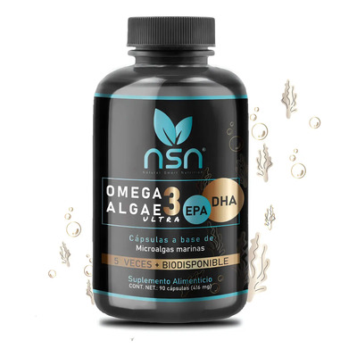 Algae Omega 3 Ultra Dha Y Epa Microalgas Marinas Sabor Sin Sabor SmartNutrition | Meses sin interés