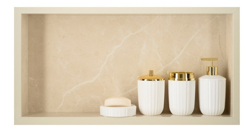 Nicho Em Porcelanato Selecione A  Cor  61x30x8 Cm