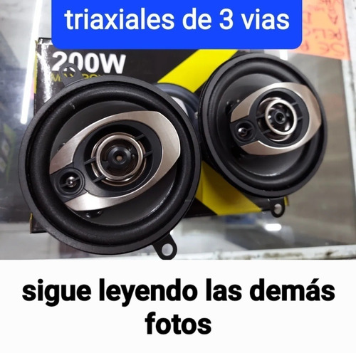 Par Bocinas 3.5 O 3 1/2 Pulgadas Con Tweter 50 W Rms Calidad