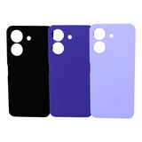 Estuche Silicone Case Cerrado Para Xiaomi Redmi 13c