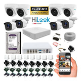 Kit Hikvision Hilook Dvr 8ch + 8 Cámaras 1080p + Disco.d 1tb