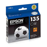 Cartucho Epson Original T135 Negro T135 P/ T25 Tx123 Tx125