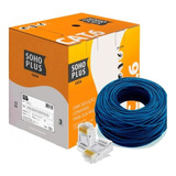 Cabo De Rede Azul Utp Rj45 Cat6 Furukawa Sohoplus 20 Metros