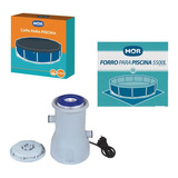 Kit Filtro 2200 L/h + Capa E Forro Para Piscina 5500 L - Mor