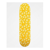 Tabla Skate 8.5 Krooked Flower Yellow + Lija | Laminates