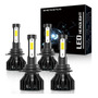 Kits De Faros 9005 9006 6000k Led De Luz Alta Y Baja 360