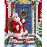 Safdie & Co. Manta Ultrasu De Navidad 50x60 Papá Noel At The