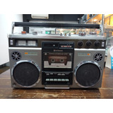 Radio Grabador Hitachi Antiguo Trk-8155w Funcionando Japonés