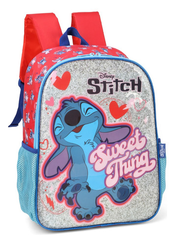 Mochila De Costas Infantil Escolar Original Stitch