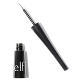 Delineador De Ojos Líquido E.l.f. Cosmetics Expert Liquid Eyeliner Color Jet Black Con Acabado Mate