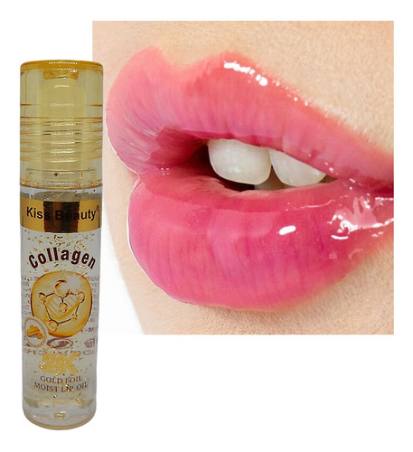 Gold Foil Lip Gloss Labial Magico Con 24k Gold Da Color Hidr